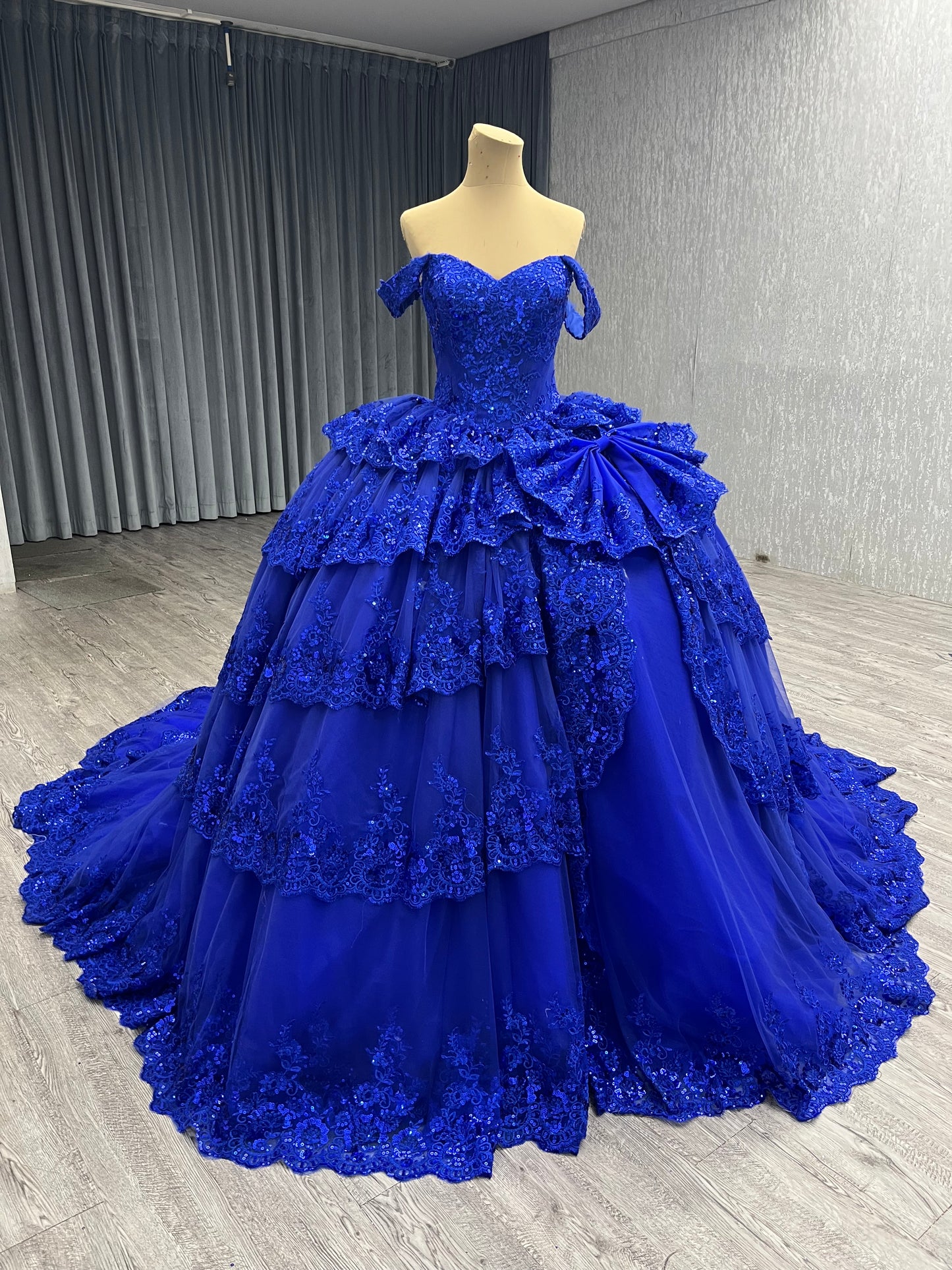 Elegant Empire Ball Gown Evening Party Dresses for Girls 241089