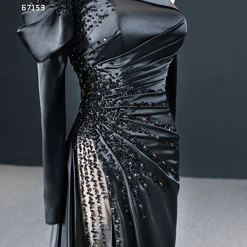 Sheath Red Formal Dress Pageant Gown with Removable Sleeves 67153
