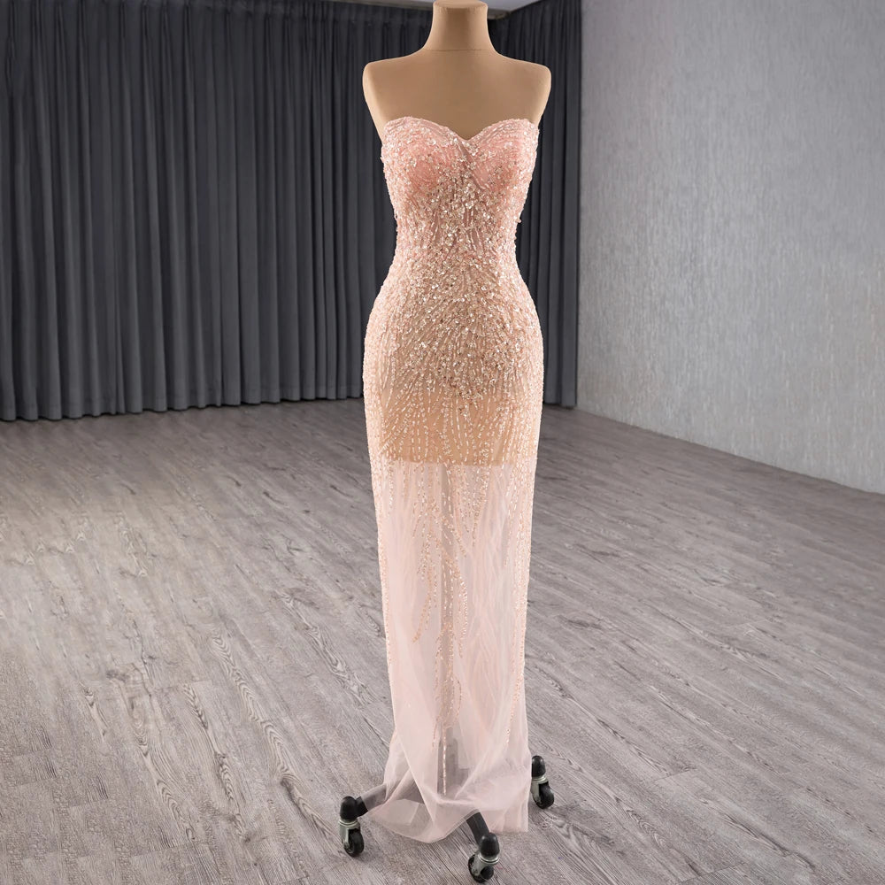 Sweetheart Mermaid Evening Party Gowns Dresses With Detachable Train 241114
