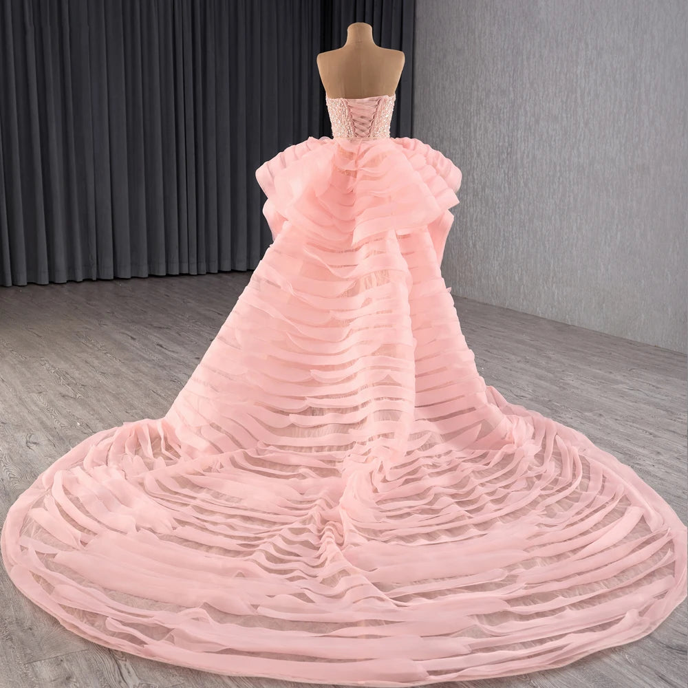 Sweetheart Mermaid Evening Party Gowns Dresses With Detachable Train 241114