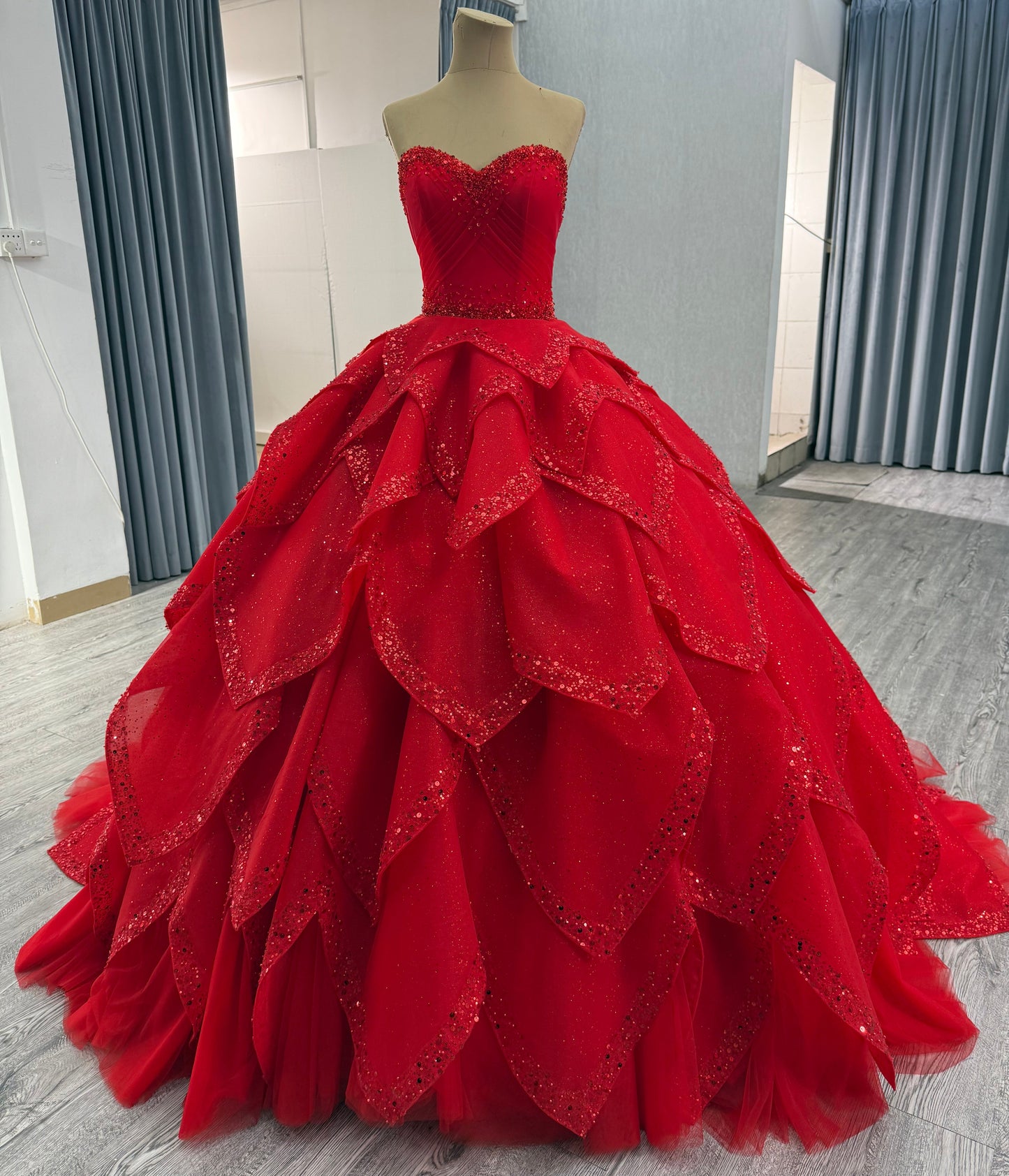 Tiered Quinceanera Birthday Party Dress 241160