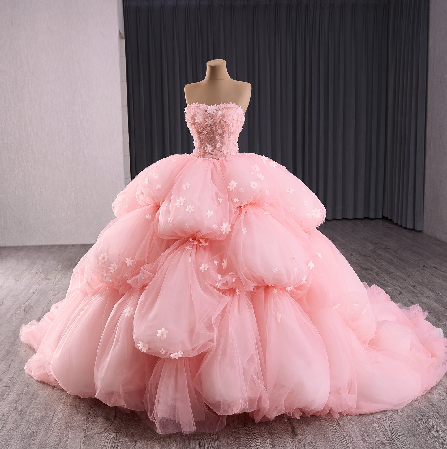 Pink Princesa Quinceanera Dress For Sweat 16 Girl Gown 241125