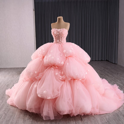 Pink Princesa Quinceanera Dress For Sweat 16 Girl Gown 241125