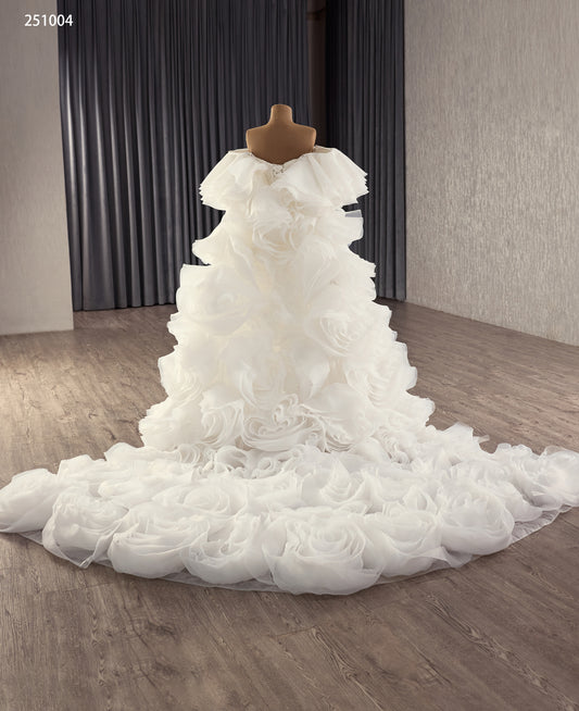 Beads Sequince Off the Shoulder Mermaid Dress with Luxurious Cape 251004