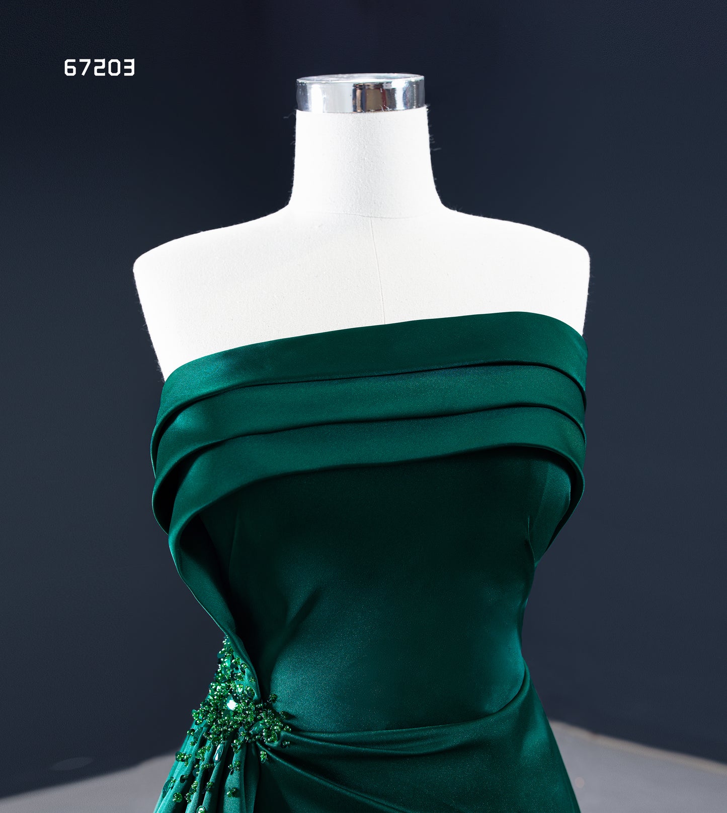 Emerald Green Bridesmaid Formal Dress 67203