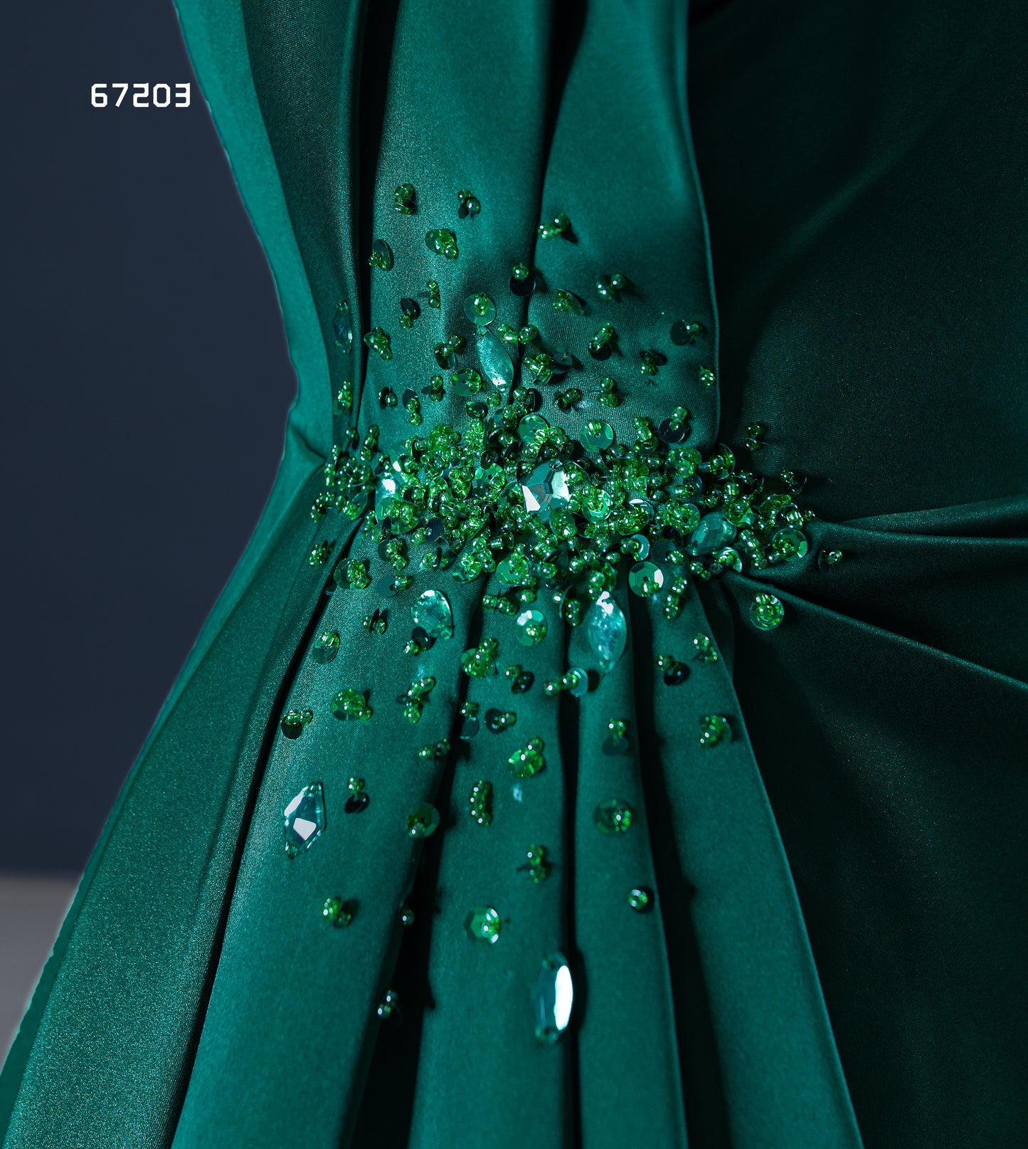 Emerald Green Bridesmaid Formal Dress 67203