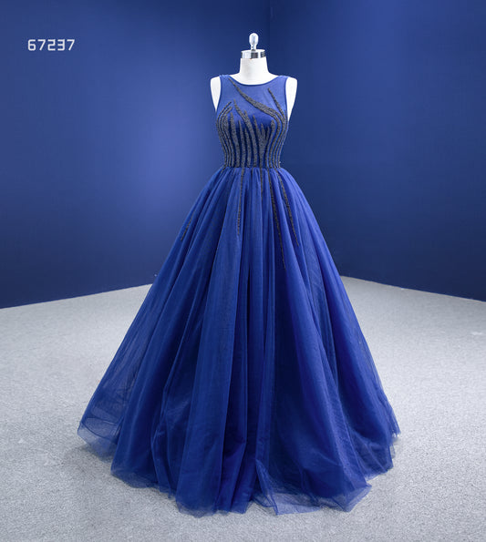 Beaded Green Ball Gown Rose Pink Prom Dresses 67237