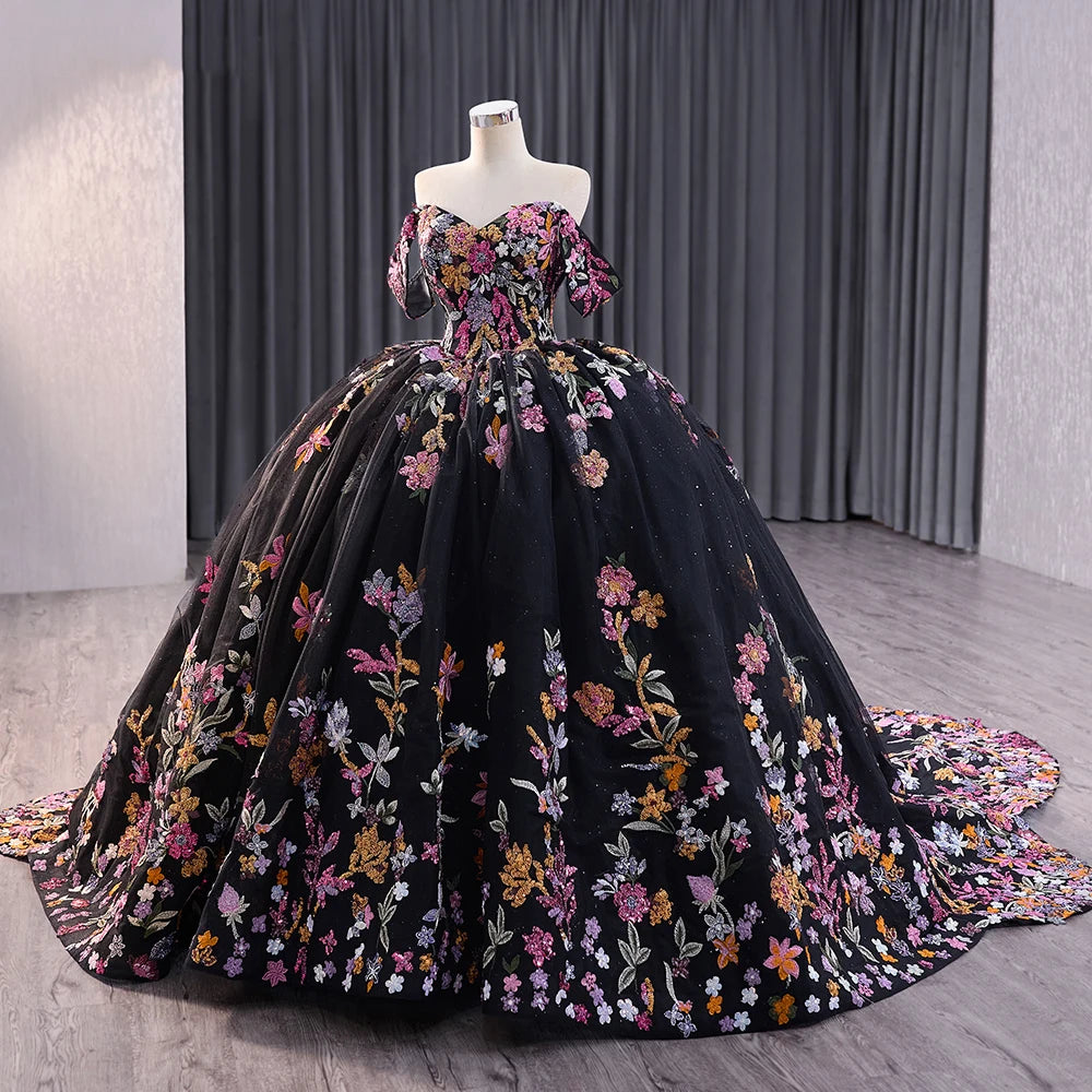 Vintage Off Shoulder Ball Gown Quinceanera Dresses for Girls 241029