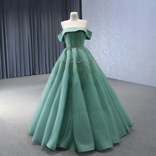 Simple Mint Birthday Party Evening Formal Party Gowns Dresses 241002