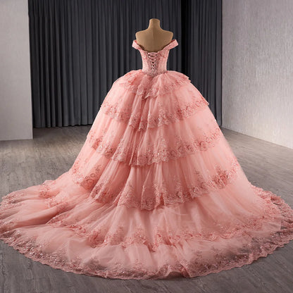 Elegant Empire Ball Gown Evening Party Dresses for Girls 241089