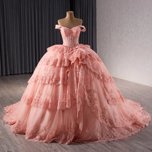 Elegant Empire Ball Gown Evening Party Dresses for Girls 241089