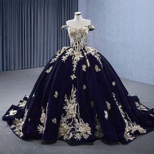 Btydress Vintage Sweetheart Off Shoulder Quinceanera Party Gown 231131