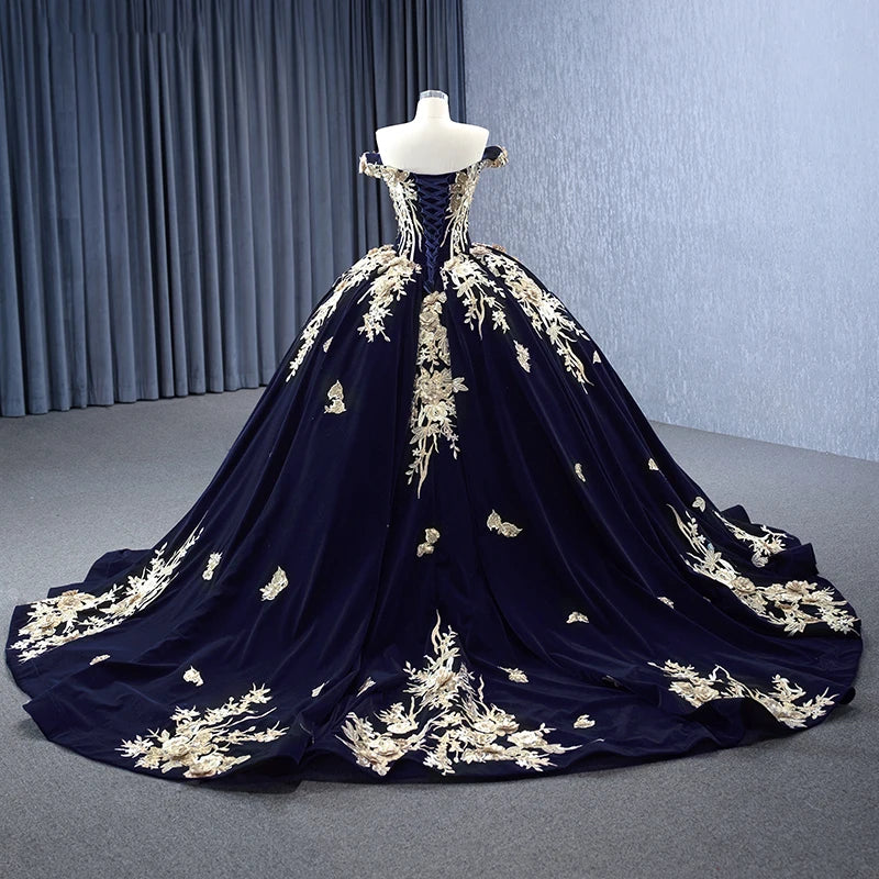 Btydress Vintage Sweetheart Off Shoulder Quinceanera Party Gown 231131