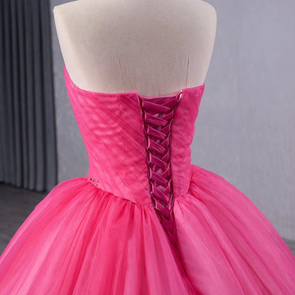 Princess Strapless Two Wear Women's Evening Party Puffy Dresses 241033
