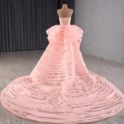 Sweetheart Mermaid Evening Party Gowns Dresses With Detachable Train 241114
