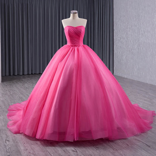 Princess Strapless Two Wear Women's Evening Party Puffy Dresses 241033