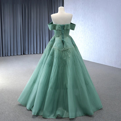 Simple Mint Birthday Party Evening Formal Party Gowns Dresses 241002