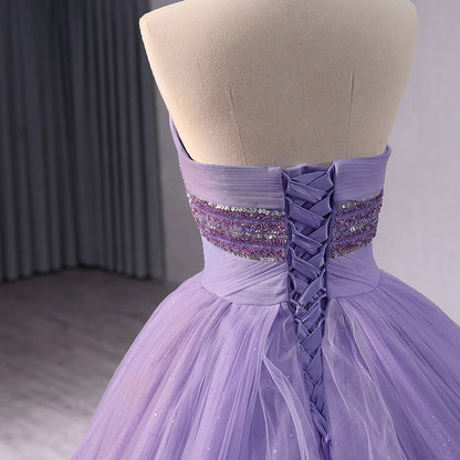 Elegant Lilac Halter Ball Gown Evening Party Dresses for Women 231111