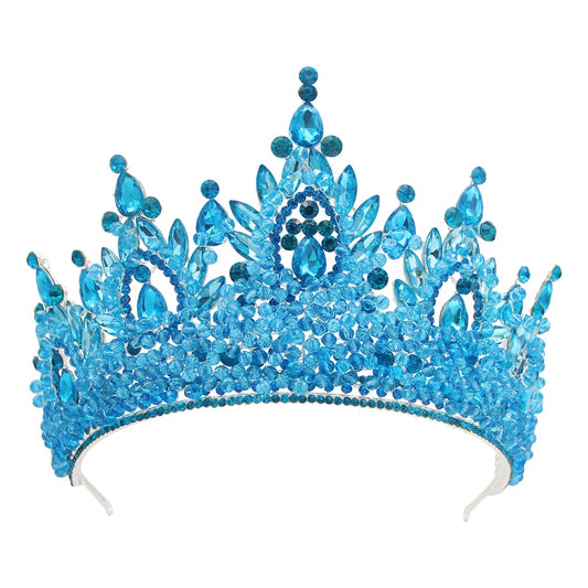 High Quality Luxury Crystal Tiaras Wedding Headdress Crown Bride Crown and Tiara