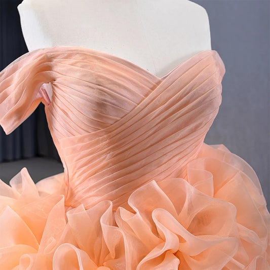 Chic Off the Shoulder Party Formal Dresses 231109