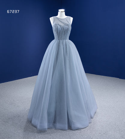 Beaded Green Ball Gown Rose Pink Prom Dresses 67237